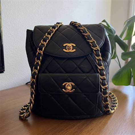 chanel backpack vintage